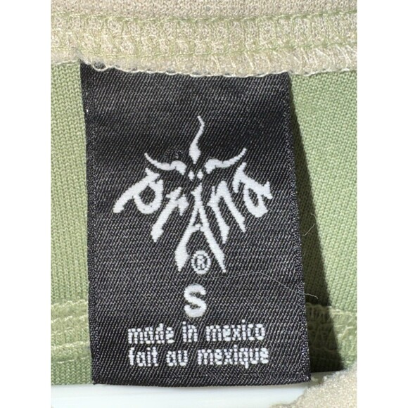 PrAna Breathe 1/4 Zip Lightweight Pullover Sweater Men's Size Small Green/Tan - Picture 5 of 11